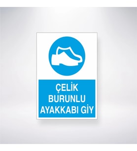 Çelik Burunlu Ayakkabı Giy