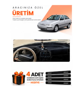 LADA VEGA (1995-2007) Uyumlu Torpido Koruma Örtüsü Oto Kılıfı - Siyah