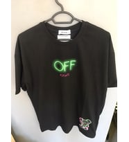 Off Whıte Unisex T Shirt (Siyah)