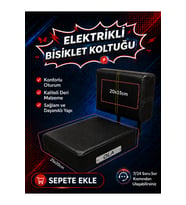 Ola Elektrikli Bisiklet Arka Deri Koltuk, Motosiklet Deri Koltuk, Arka Sele Çocuk Deri Koltuk Seti