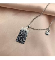 Kişiye Özel 925 Ayar Gümüş Başak Burcu Tarot Kolye