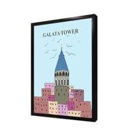 Galata Çerçeveli Mdf Tablo