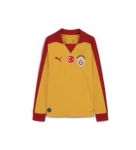 Puma Gsk T7 Jersey Ls Jr Çocuk Galatasaray Retro Uzun Kollu Forma 78819781 Sarı