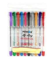PENSAN 10 RENK SİMLİ GEL KALEM SET