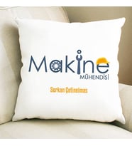 Kişiye Özel Makine Mühendislerine Özel Mesleki Yastık