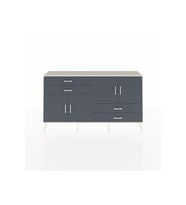 Arges Konsol 3 Raflı 4 Çekmeceli 4 Kapaklı 176x30x99 Aytaşı-Antrasit