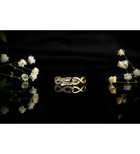 Sade Sonsuzluk Yüzük (Rose - Gold)