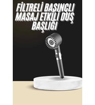 Duş Başlığı Profesyonel Masaj Başlıklı 3 Modlu Yeni Nesil Masaj Uçlu Su Tasarruflu