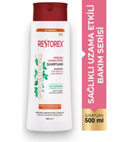 Restorex Speed Strong Kuru ve Normal Saçlar İçin Bakım Şampuanı 500 ml - Sarmaşık Özlü Sağlıklı Uzama