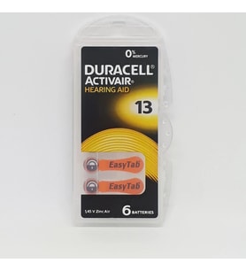Duracell 13 Numara İşitme Cihaz Pili Kulaklık Pili 6'lı