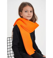 Chuba Çocuk Selanik Örgü Triko Atkı Oranj CHKIDS108