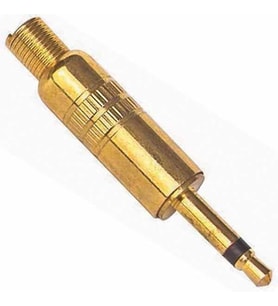 Powermaster 3.5 Mm Mono Gold Metal Jack Fiş