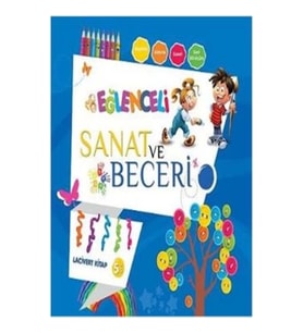 Eğlenceli Sanat ve Beceri Lacivert Kitap (5 Yaş)