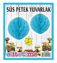 SÜS PONPON PETEK MAVİ PK:2-