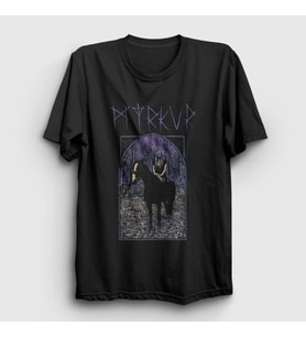 Presmono Unisex Siyah Juniper Metal Myrkur T-Shirt 538630tt