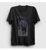 Presmono Unisex Siyah Juniper Metal Myrkur T-Shirt 538630tt