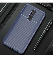 Xiaomi Redmi 8 Kılıf Esnek Soft Karbon Tasarım Legion Serisi (Lacivert)