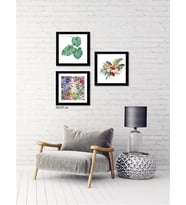 Çerçeveli Doku Efektli Tablo Seti 65x65 cm