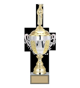 ODAK KUPA - Figürlü Kupalar - Mezuniyet Kadın Figürlü Kupalar FG-087 C - 44 cm