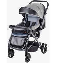 BabyCare BC65 Capron Lüx Çift Yönlü Bebek Arabası Gri