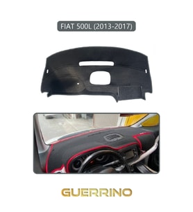 FIAT 500L 2013-2017 Modellerine UygunTORPİDO KORUMA HALISI GRİ KENAR