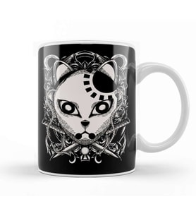 Kimetsu No Yaiba Demon Slayer Engraving Demon Slayer Mask Kupa Bardak Porselen