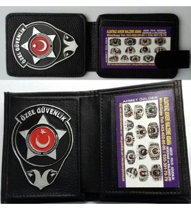 ÖZEL GÜVENLİK ROZETLİ CÜZDAN (2ADET ) SATINAL-SADECE ÖZEL GÜVENLİK KIMLIK KARTLI,GÜVENLİK GÖREVLİSİ SATIN ALABILIR,SIVILE SATILMAZ