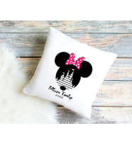 BK Gift Kişiye Özel Disney Tasarımlı Beyaz Kırlent Yastık, Ev Hediyesi, Ev Dekorasyonu, Dekoratif Hediye-5