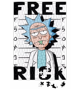 Rick And Morty Puzzle 240 Parça Yapboz