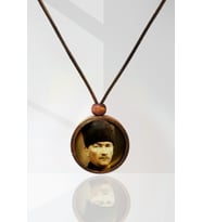 Mustafa Kemal Atatürk Ahşap Kolye