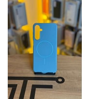 Samsung A25 Uyumlu İçi Kadife Magsafe Destekli Premium Silikon Kılıf (Turkuaz)
