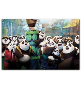 Cakatablo Kung Fu Panda Ailesi MDF Tablo