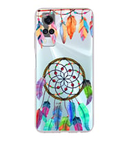 PrintiFy Vivo Y51 2020 ile Uyumlu 1mm Slim Fit Nazar Boncuğu 6 Baskılı Şeffaf  Kılıf