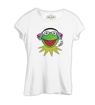 Kermit The Frog Beyaz Kadın Tshirt