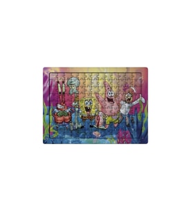 Ghostbastır Design Sünger Bob 99 Parça Ayaklı Puzzle – Dekoratif Çocuk Yapbozu 0111