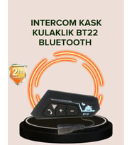 Northcity Bluetooth 5.0 Motosiklet Kask Kulaklığı - BT22 Eller Serbest Kulaklık ve Interkom