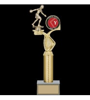 ODAK KUPA - Figürlü Kupalar - Bowling Kadın Figürlü Kupalar FG-015 A - 39 cm