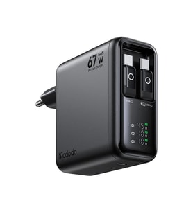Mcdodo CH-8640 FreeGo Pro 67W GaN USB-C Şarj Adaptörü, Akıllı LED Güç Ekranı