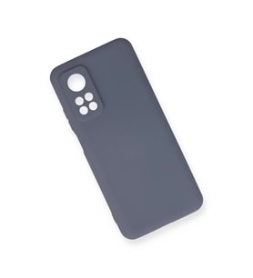 Xiaomi Mi 10t Kılıf Nano İçi Kadife Silikon - Gri