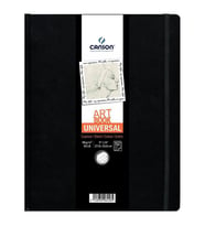 Canson Art Book Universal Sert Kapak Lastikli Eskiz Defteri 96 gr. 27,9x35,6 cm. 112 yp. 