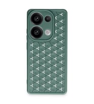 Xiaomi Redmi Note 13 Pro 4g Kılıf Petek Silikon Kapak - Koyu Yeşil