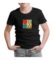 Squid Game -Candy Game Siyah Çocuk Tshirt