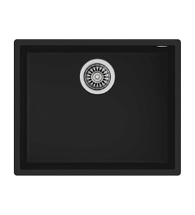 TEKA Square 50.40 TG Siyah Tezgah Altı Granite Eviye 115230020
