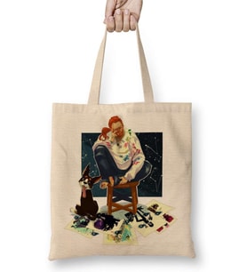 Artblock Bez Çanta Uzun Saplı
