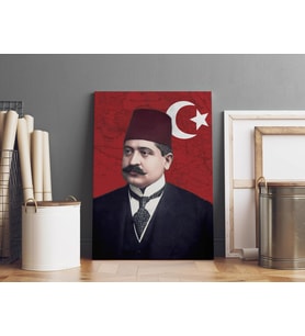 Talat Paşa Kanvas Tablo 40x55cm Talat Paşa Dekoratif Tablo