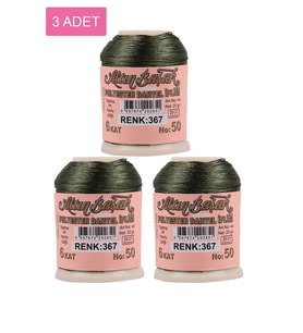 3 Adet Altınbaşak Oya ve Dantel İpi 20 gr - Royaleks - No: 367