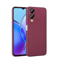 Lexroo Vivo Y17S Kılıf Premier Silikon Kılıf - Mürdüm