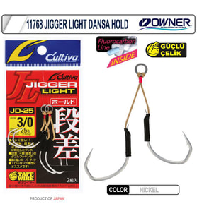 Owner Cultiva 11768 Jigger Light Dansa Hold Assist İğne 1/0