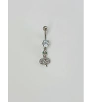 Yılan Detaylı Göbek Piercing - Pg0078