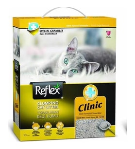 Reflex Klinik Özel Tanecik Hızlı Topaklanan Kedi Kumu 10 Lt